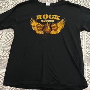 Large Vintage Rock‎ Cancer Concert Shirt Wisconsin Preshrunk Cotton Blend Logo